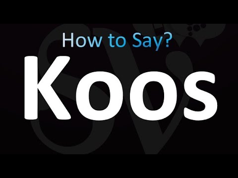 How to Pronounce Koos (correctly!)