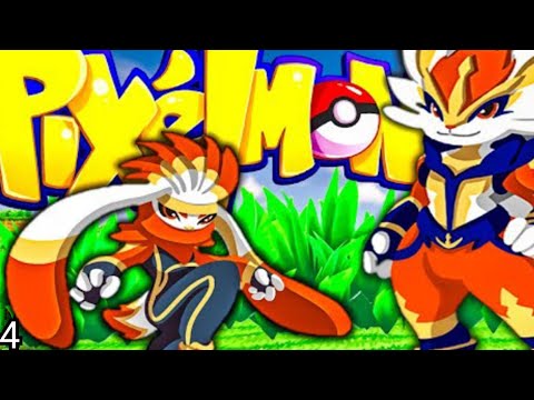 Minecraft Pixelmon nâng cấp siêu khó: Tập 4 Tiến hóa Raboot thành Cinderace dạng tiến hóa cấp cuối