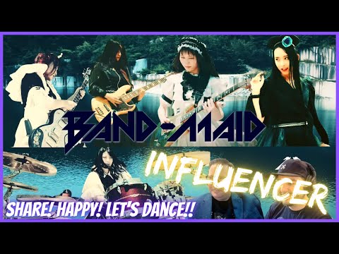 BAND-MAID / influencer [Reaction & analysis] Ft. PinD | BOSS Coffee and JRock #Shreddawg