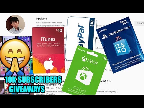 10K SUBSCRIBE GIVEAWAY BY IAPPLEPRO & LIMSANITY
