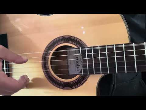 Cordoba GK Studio sound test and intonation.