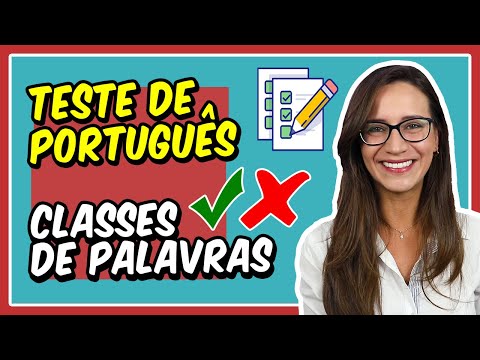 TESTE de PORTUGUÊS – CLASSES DE PALAVRAS (Morfologia) || Prof. Letícia Góes