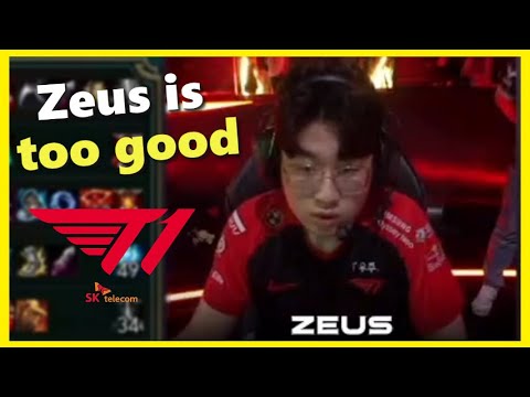 T1 Zeus makes Gnar look so smooth