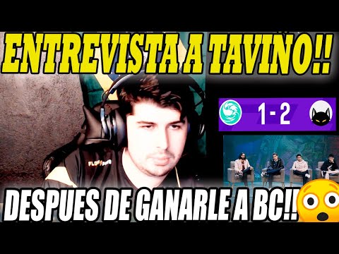 😳🔥ENTREVISTA A TAVO DESPUES DE GANARLE A BEASTCOAST!!  | DOTA 2