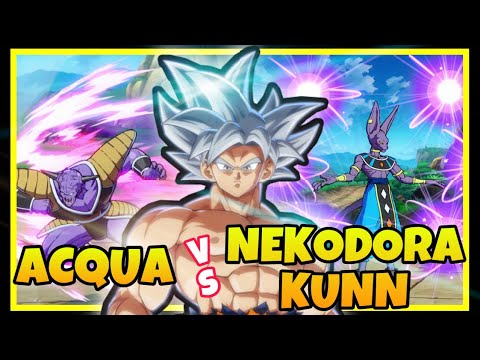 DBFZ Acqua ( Ginyu UI Goku GT Goku ) vs Nekodorakunn ( Beerus UI Goku Base Goku ) FIGHTERZ SEASON 3