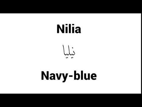 How to Pronounce Nilia! - Middle Eastern Names