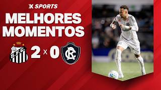 SANTOS 2 X 0 REMO  - MELHORES MOMENTOS - BRASILEIRÃO