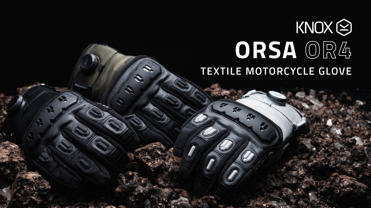 Knox Orsa Textile OR4 Gloves - Sage Green Video