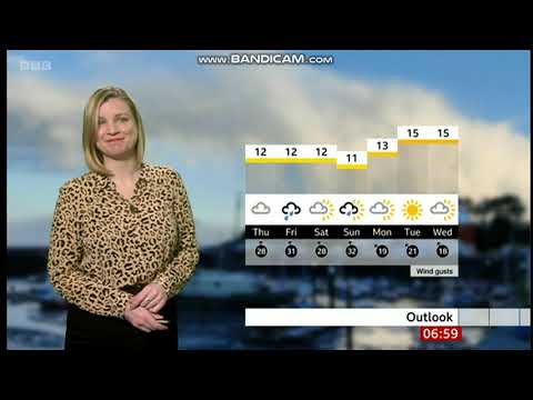 Emily Wood BBC ONE Points West weather March 9th 2022 HD