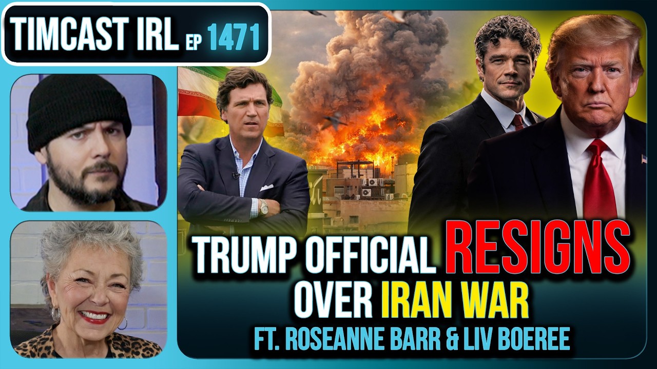 Trump Official RESIGNS Over Iran War, MAGA SUPPORTS War Slams Joe Kent  | Timcast IRL w/ Roseanne