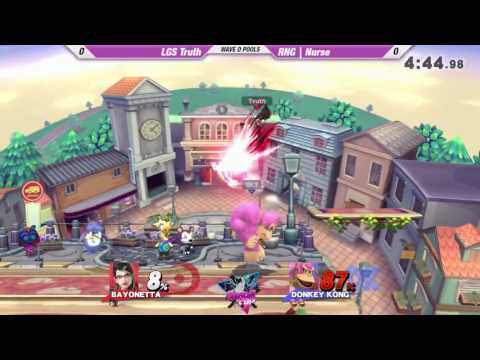 Canada Cup Gaming 2016 - RNG Nurse (DK) vs LGS Truth (Bayonetta) - SSB4 Pools