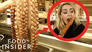 Dominique Ansel Makes Octopus Corn Dogs