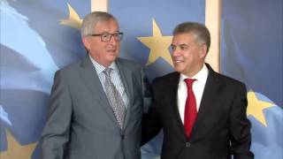 Συνάντηση κ. Κώστα Αγοραστού με τον Πρόεδρο της Ευρωπαϊκής Επιτροπής Ζαν-ΚΛοντ Γιούνκερ