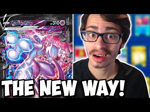 The NEW Way To Play V-Unions! Mewtwo V-Union Lost Zone Deck! Lost Origin PTCGO