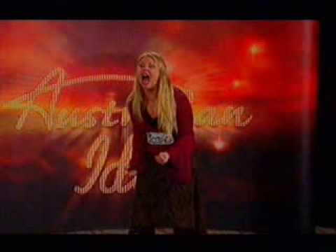 Very funny Australian Idol audition - Nathalie Wilkinson