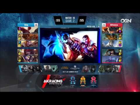 [08.06.2017] AFS vs BBQ  [LCK Summer 2017] Highlights Game 2 | Afreeca Freecs vs BBQ Olivers