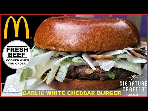 McDonald's® | Garlic White Cheddar Burger Review |...