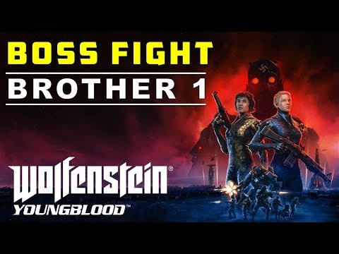 How to Defeat Brother 1 Boss in Archives | Bruder 1 Ubergarde Fight | Wolfenstein Youngblood