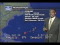 Weather Channel Clip 850 PM Thursday September 26 2002 Hurricanes Isidore Kyle Lili