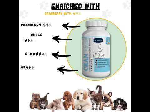 Cran Care Tablets For Pets-aniamor-pet Supplement-60 Tablets