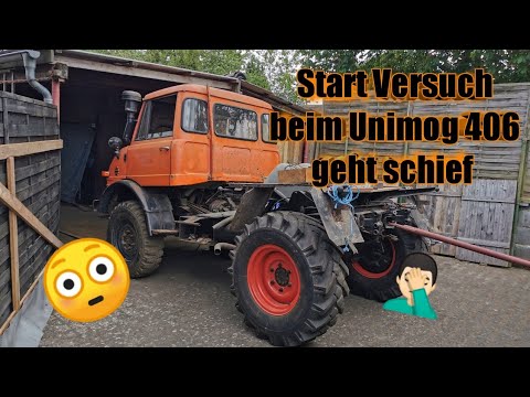 Unimog 406 Start Versuch nach über 20 Jahren || kurz vor Motorschaden
