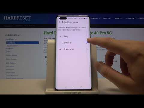How to Change Default Apps in HUAWEI Mate 40 Pro - Manage Default Apps