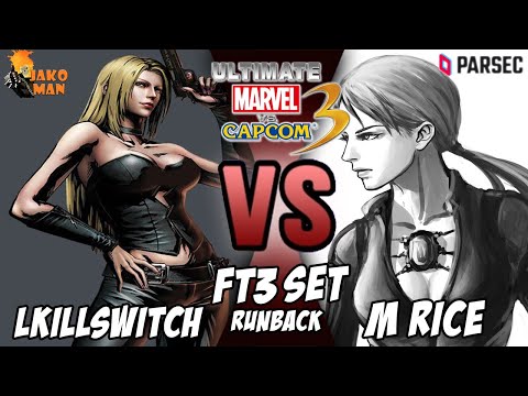 UMVC3 Parsec FT3 Set Runback -  lKillSwitch VS M Rice