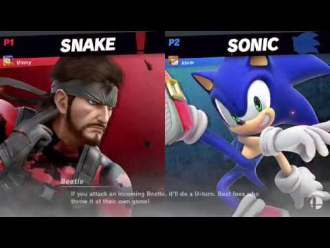 SuperStriker (Sonic) vs Vinny G (Snake) - Quarantine Series Major #1