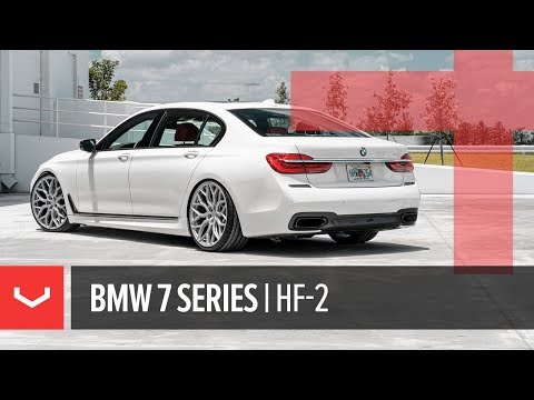 Vossen Hybrid Forged HF-2 Wheel | BMW 740i M-Sport | Satin Silver