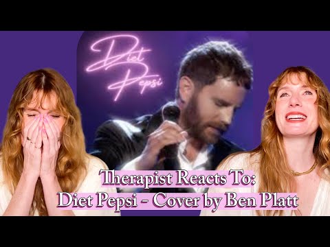 Therapist Reacts To: Diet Pepsi Cover by Ben Platt *ICONIC!*