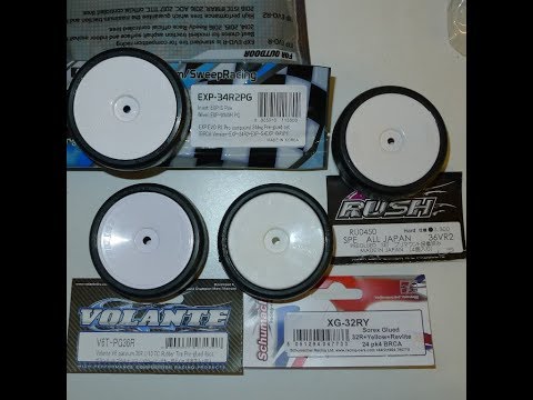 1/10th Touring car Competition tyres (2018) Compared.