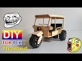 Tuk Tuk Bangkok Thailand Made Of Wood Wooden Toy DIY