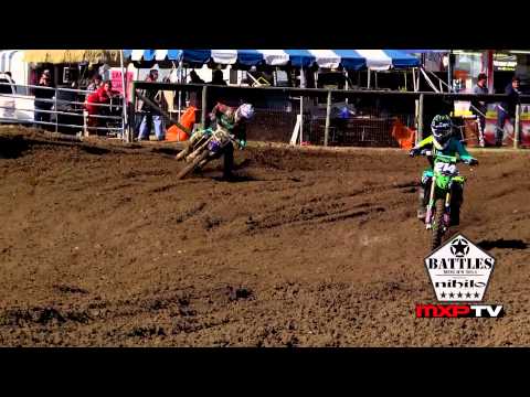 BATTLE: 450 B - Moto 1 Divisions | Mini O's Motocross 2014