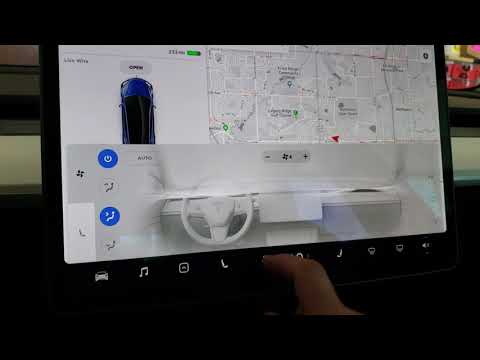 Tesla Model 3 climate control