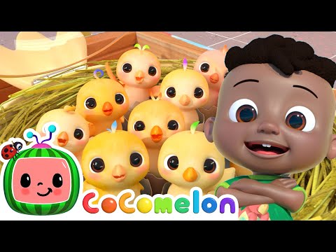 Numbers Song with Little Chicks! | CoComelon Furry Friends | Animals for Kids