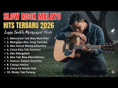 KUMPULAN LAGU SEDIH MENYAYAT HATI - SLOW ROCK MELAYU TERBARU 2026 / Lagu Pop Minang / Slow Melayu🎶
