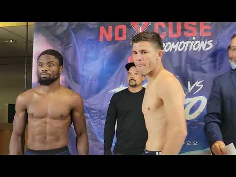 NoXcuse Promotions Official Weigh-In Featuring Rianna Rios vs. Moni Trejo