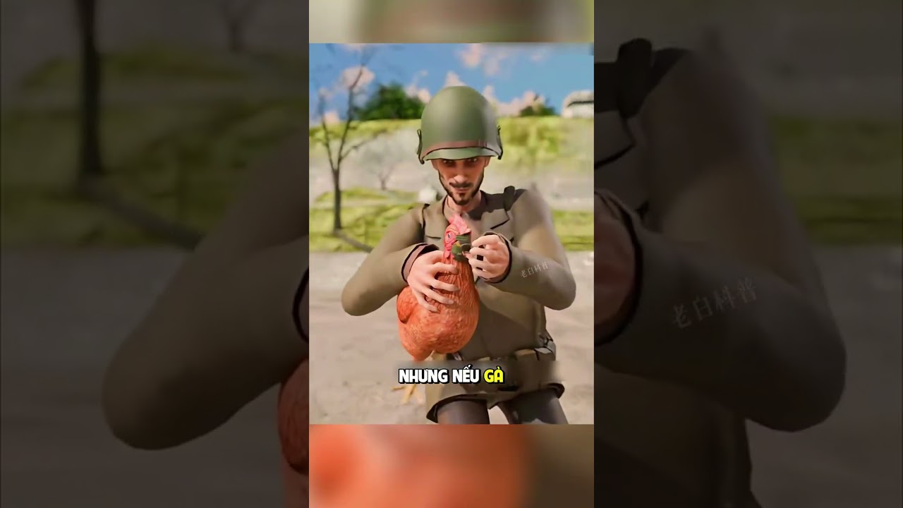 Chuyện gì xảy ra nếu gà ăn xúc xích?