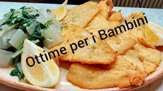 Filetti di Platessa impanati (i Bambini li Adorano )