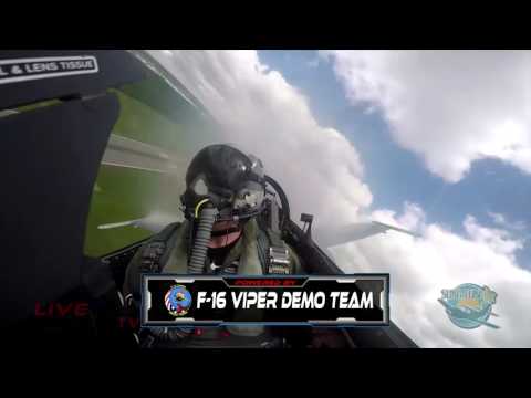 SUN 'n FUN 2017 - F-16 Viper Demo