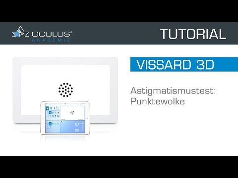 OCULUS Akademie - Vissard 3D: Astigmatismustest - Punktewolke