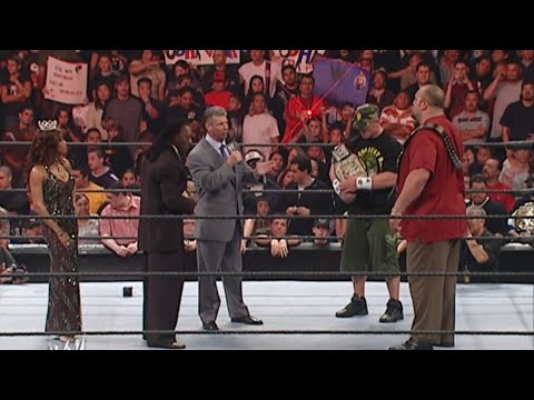 Mr. McMahon announces that one of the World Titles will be defended at Cyber Sunday (RAW) HD | 2006