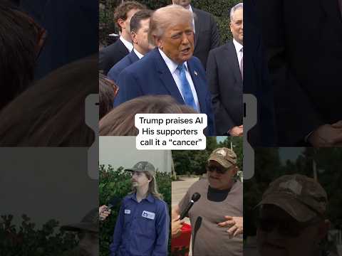 Trump praises AI, his supporters call it a “cancer”