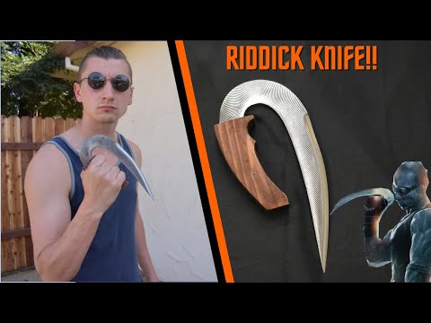 Making a Curved Knife From a Metal File - Riddick Ulak