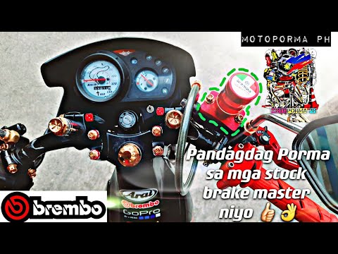 17th vlog | Brembo | Brake master fluid cap | Pandagdag Porma | xrm110 ft. nice 125 | Streetbike |