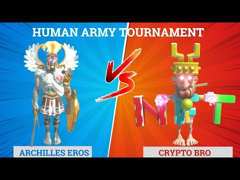 Ancient VS Modern Humans Tournament of Armies Boxing Match ARBS | Animal Revolt Battle Simulator