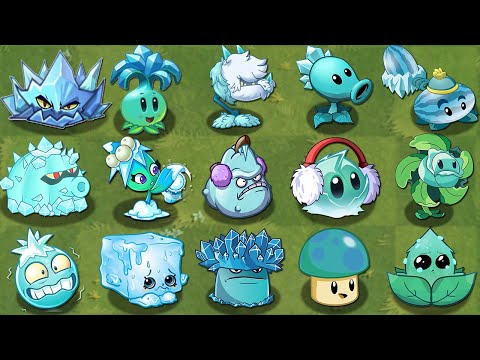 (Plants Vs Zombies 2) ALL NEW ICE PLANTS Power-Up! in PVZ2 Challenge