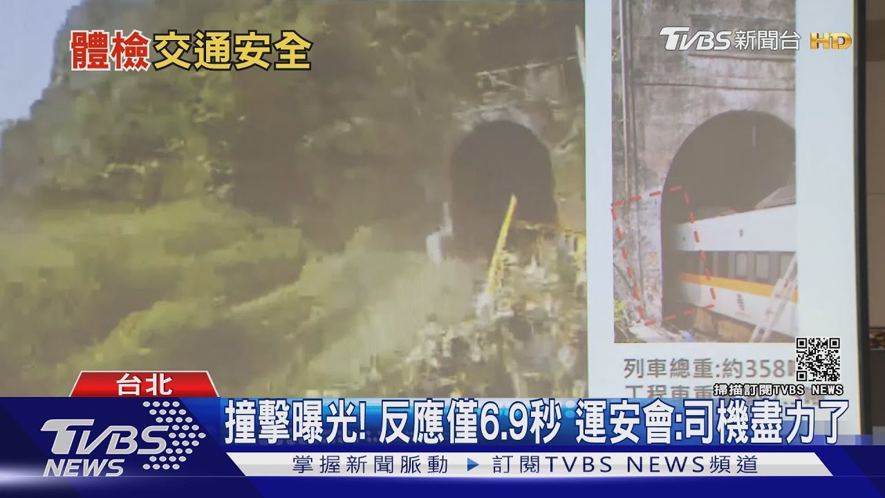 驚險撞擊曝光!司機反應時間僅6.9秒 運安會:根本來不及