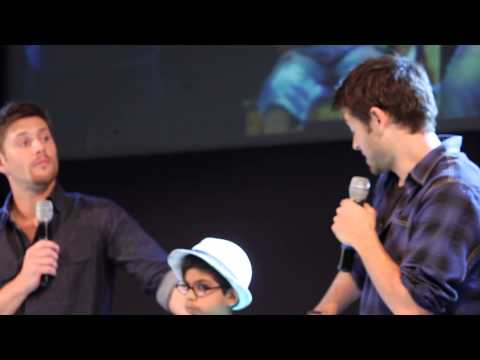 Jus in Bello 2013 - Jensen,Misha and the kid!