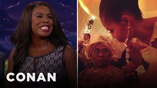 When Uzo Aduba's Mom Met The Obamas | CONAN on TBS